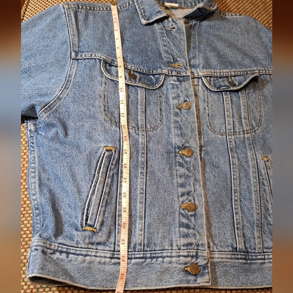Lee Vintage 80's Faded Blue 100% Cotton Denim Jacket - Picture 6 of 11